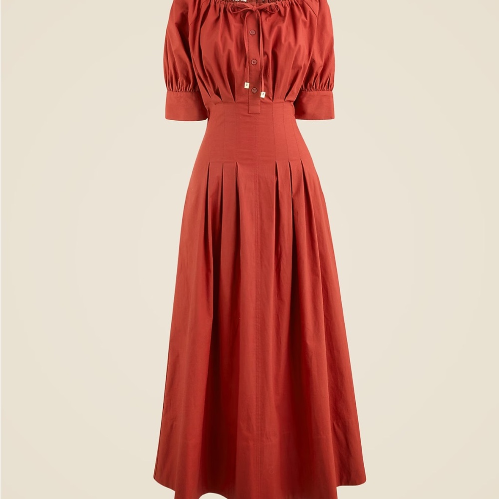 J. Crew Cinched waist shirtdress NWOT